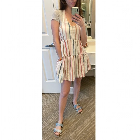 American Eagle Outfitters Dresses & Skirts - 2/$10 Linen Blend Summer Halter Dress